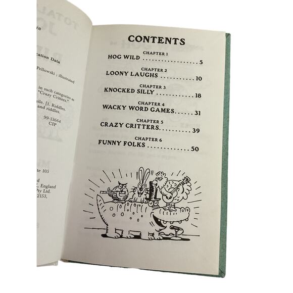 1999 Hardback “Totally Looney Jokes & Riddles” By Michael J. Pellowski - Picture 6 of 8